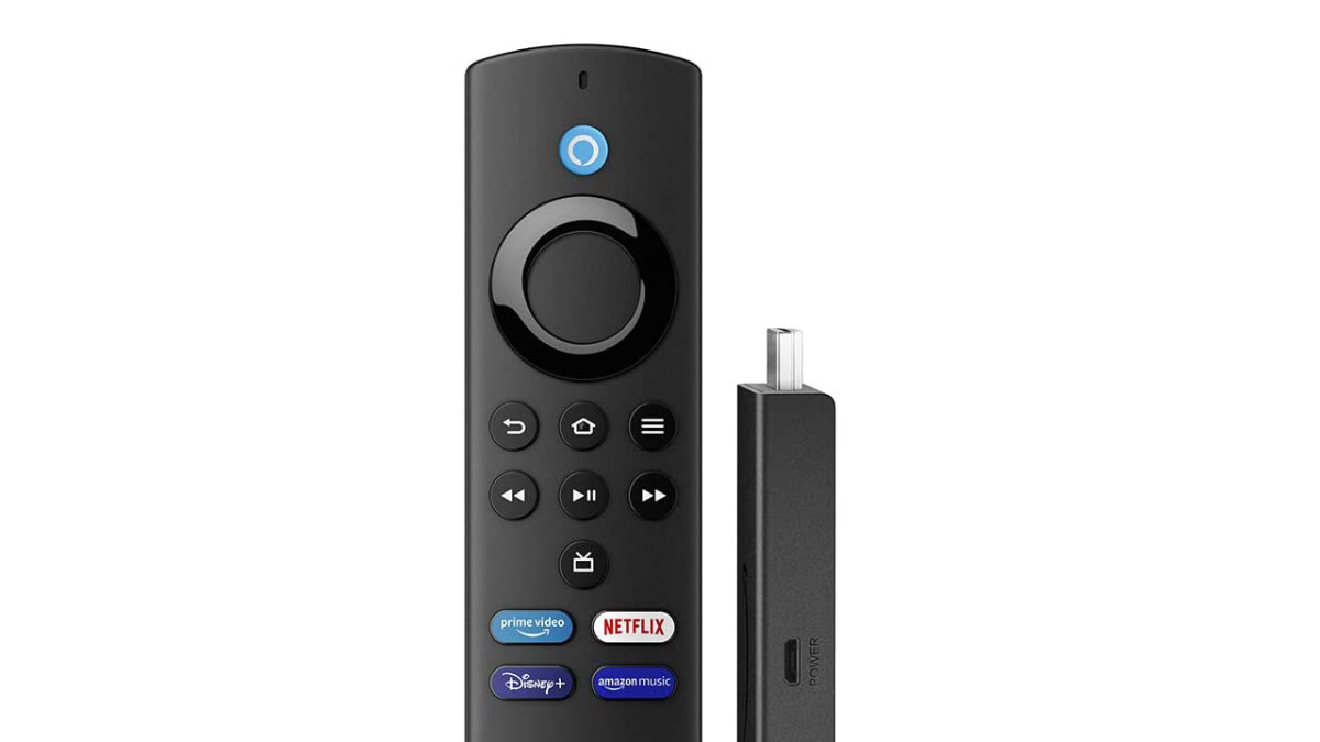 The Fire TV Stick Lite remote has fewer buttons.