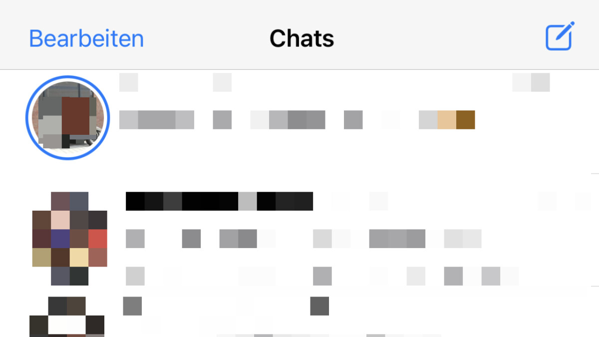A blue circle suddenly adorns certain WhatsApp profile pictures on some cell phones.