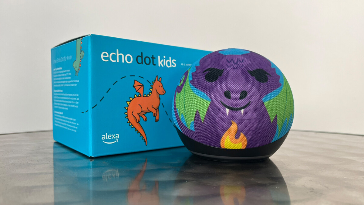 L'Echo Dot Kids - ici dans la version "Dragon".