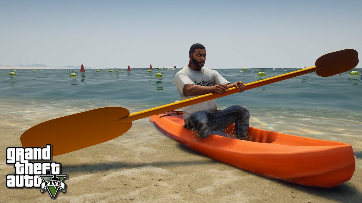 Bisher konntet ihr in GTA 5 nur über Mods Kajak fahren.