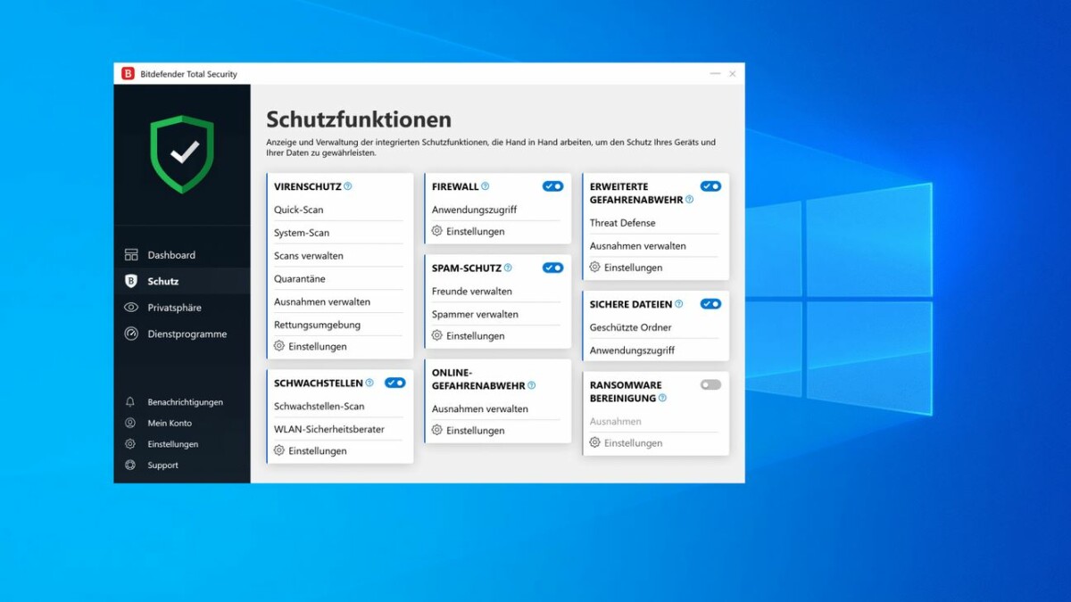 Bitdefender Total Security 10 Geräte 3 Jahre Bitdefender Total Security - Download | NETZWELT