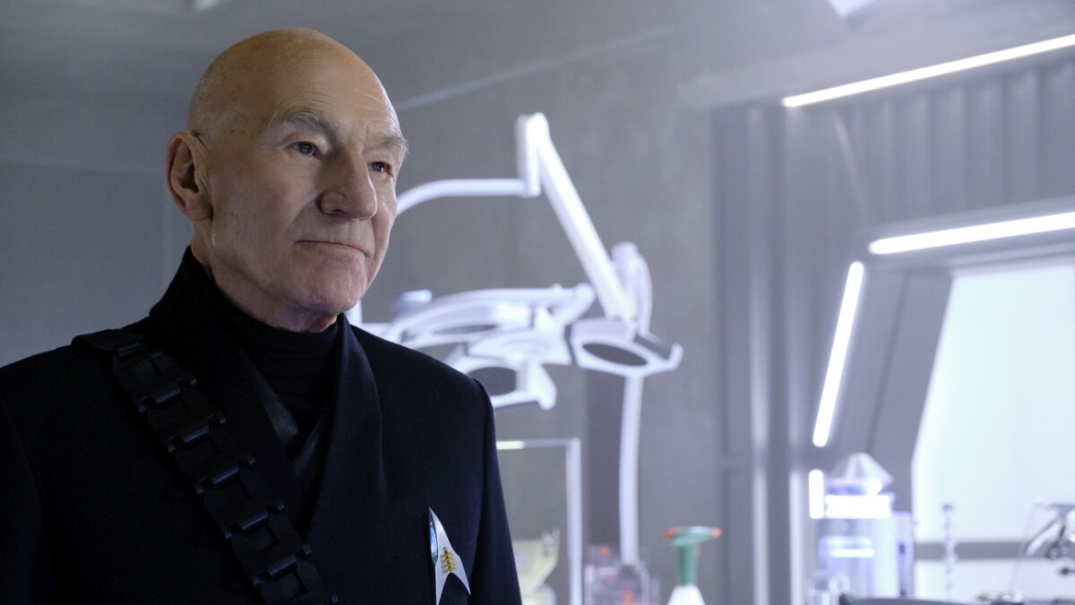 Patrick Stewart como Jean Luc Picard en "Viaje a las estrellas: Picard"