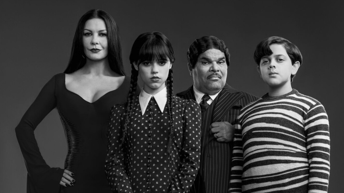 The Addams.Family in the new Netflix series