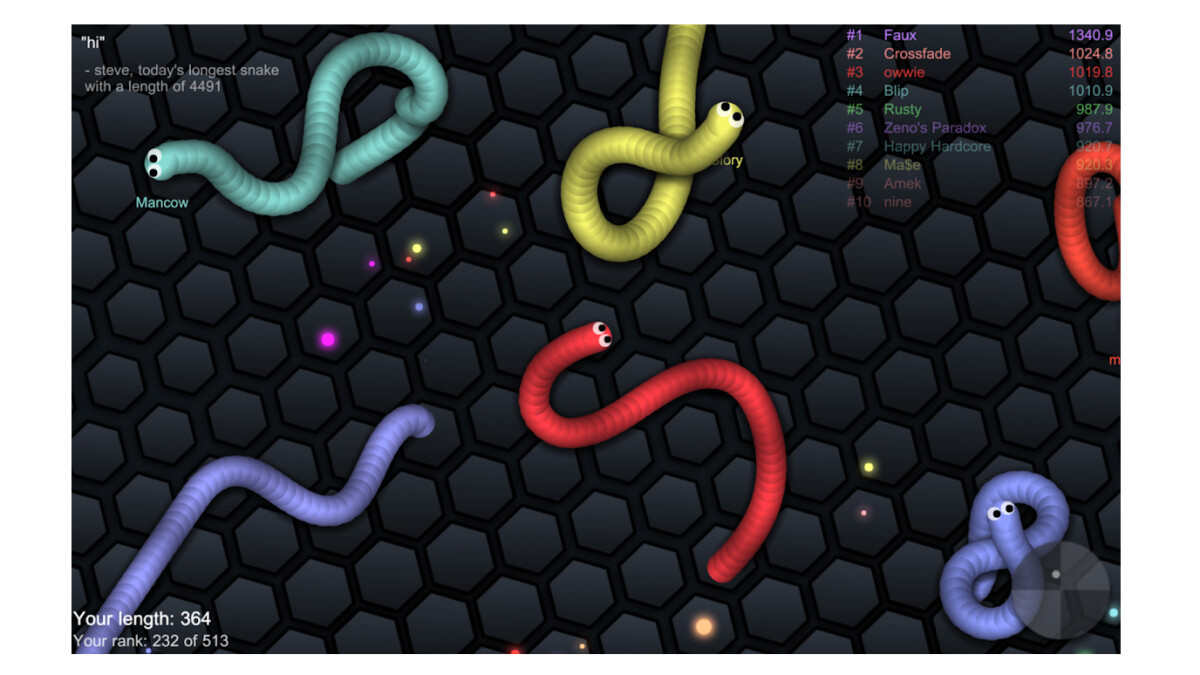 slither.io 1.6.9 Free Download