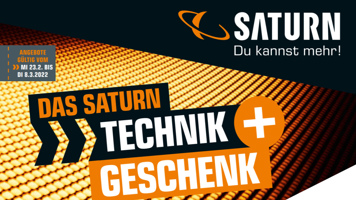 Saturn lockt im neuen Prospekt mit guten Technikangeboten und Geschenken.