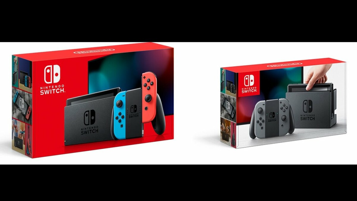 Nintendo hat ein neues Standardmodell der Nintendo Switch angekündigt (links im Bild). Sie bietet mehr Akkulaufzeit als zuvor.