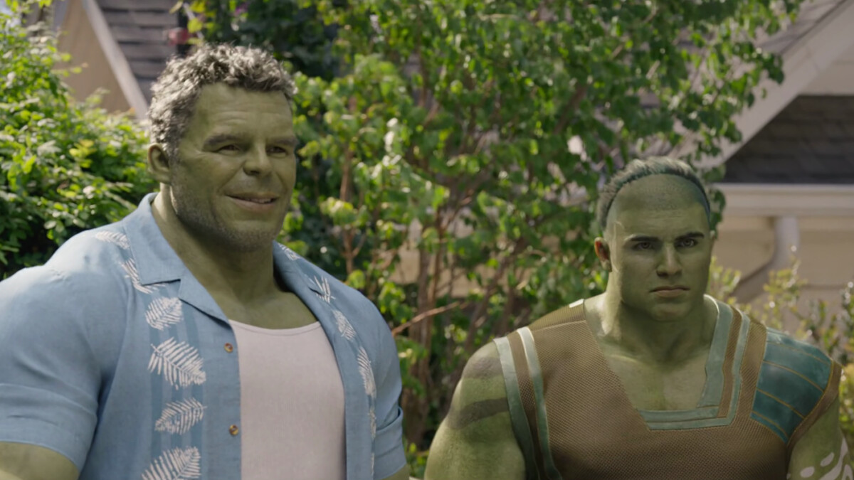 Hulk y Skaar en "Ella Hulk"