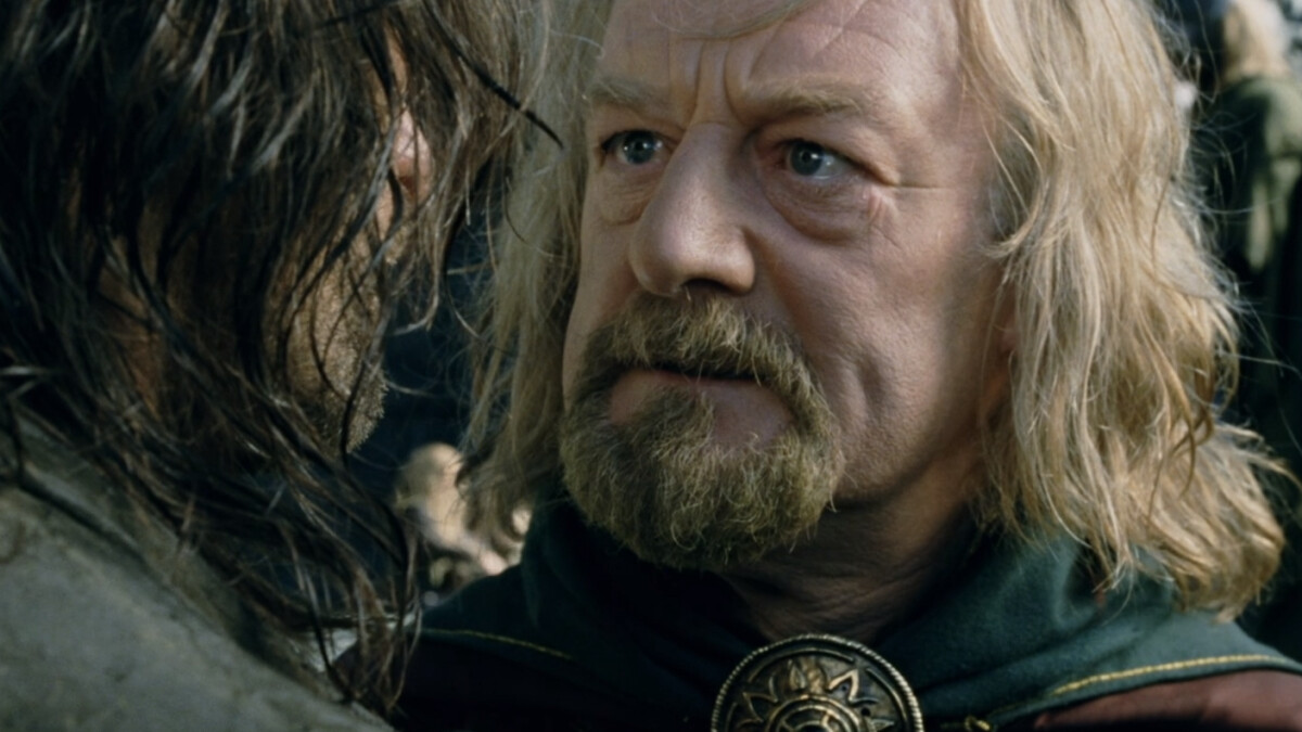 El Señor de los Anillos - Las Dos Torres: "¿Dónde estaba Gondor cuando cayó el Westfold?"pregunta Théoden.  ¿Pero dónde estaba Gondor ahora?