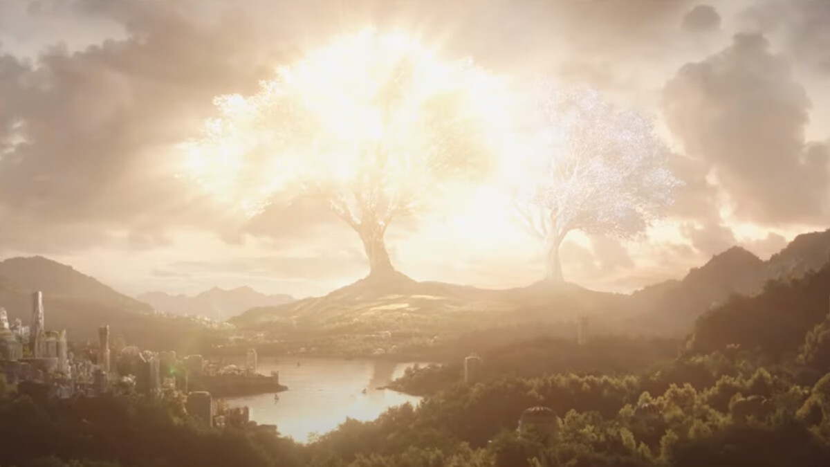 The Lord of the Rings - The Rings of Power: The Two Trees of Valinor, Laurelin and Telperion.