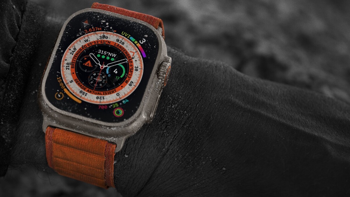 Secondo il produttore, l'Apple Watch Ultra può essere utilizzato fino a 60 ore alla volta.