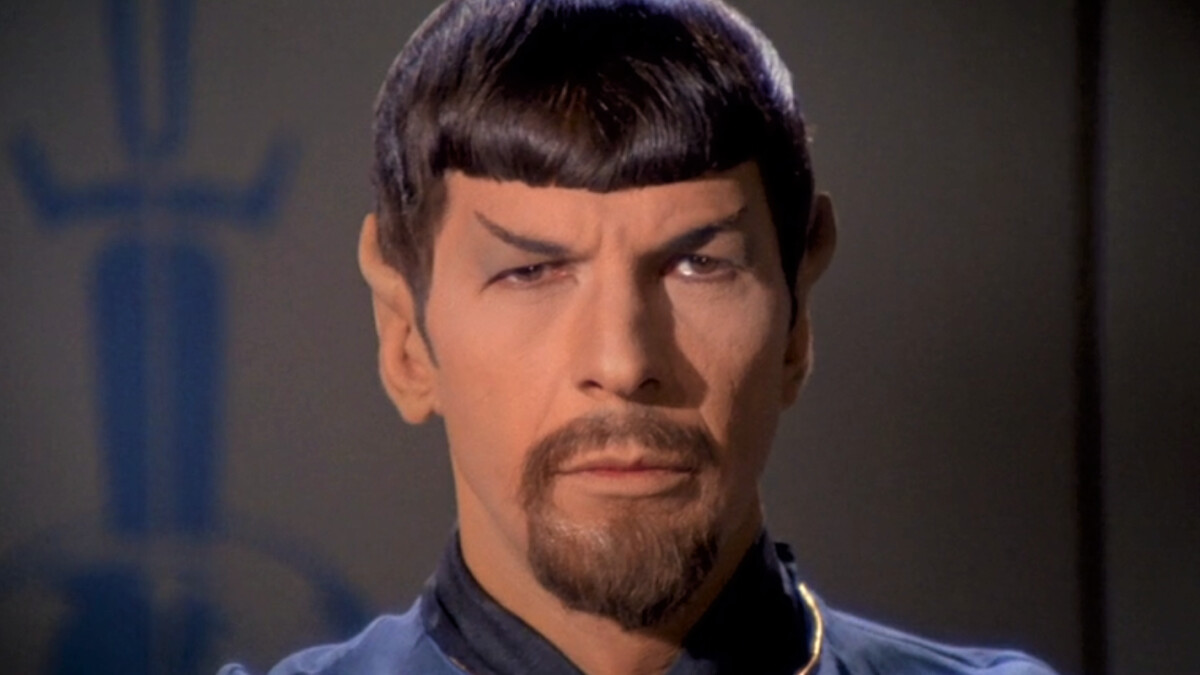 Star Trek - Raumschiff Enterprise: Spock (Leonard Nimoy) in "Ein Parallel-Universum"