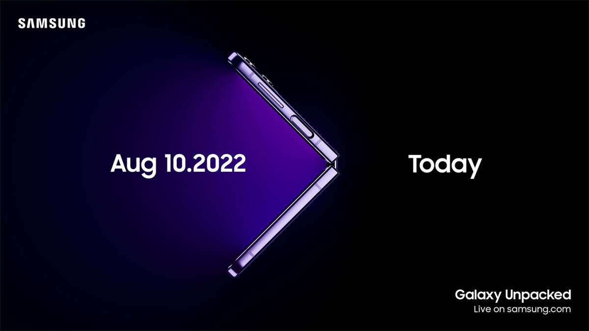 Il prossimo Samsung Galaxy Unpacked si terrà il 10 agosto 2022.