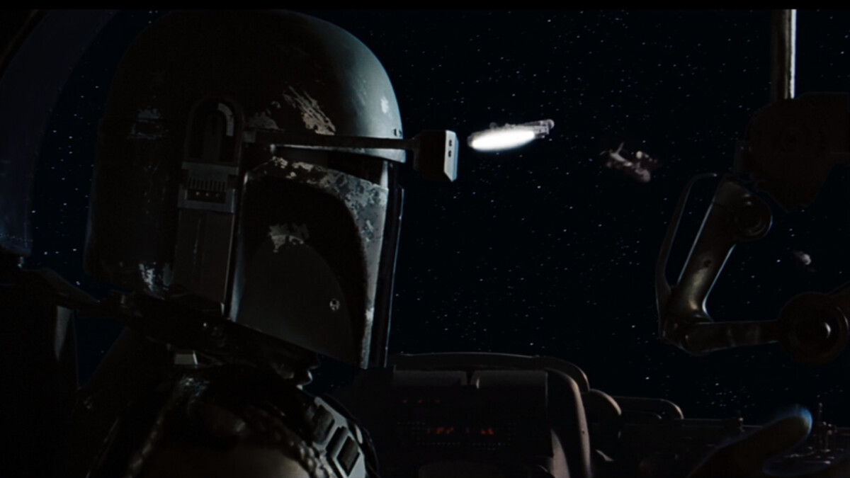 Star Wars - Das Imperium schlägt zurück: Boba Fett durchschaut Hans Plan, nach Bespin zu fliehen.