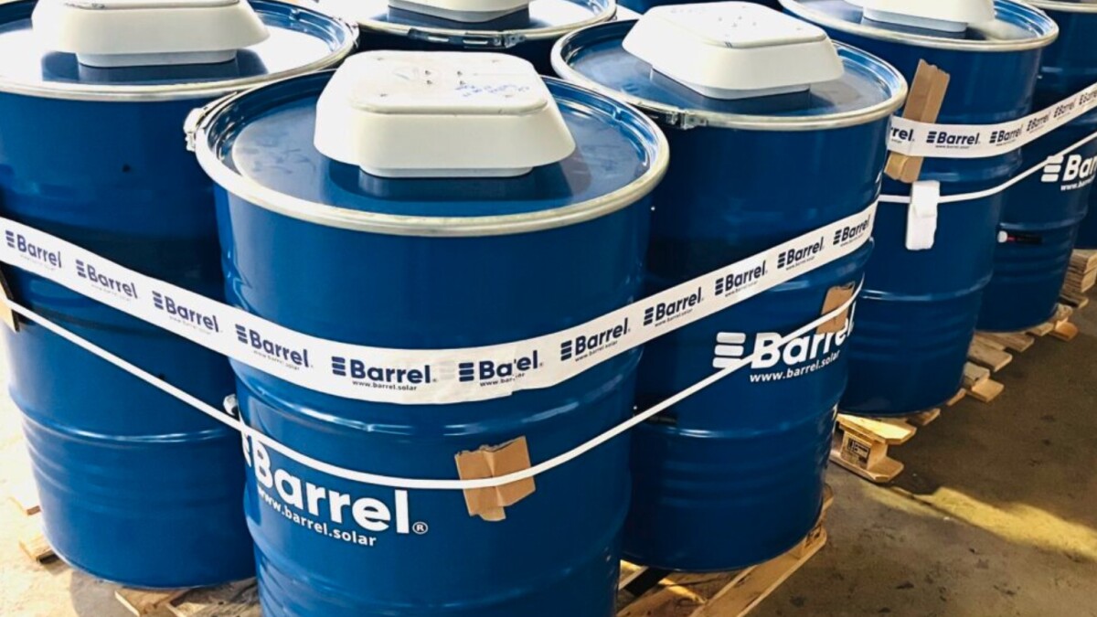 Solarkomplettpakete von Barrel lassen sich gut verschiffen und sind sehr robust.