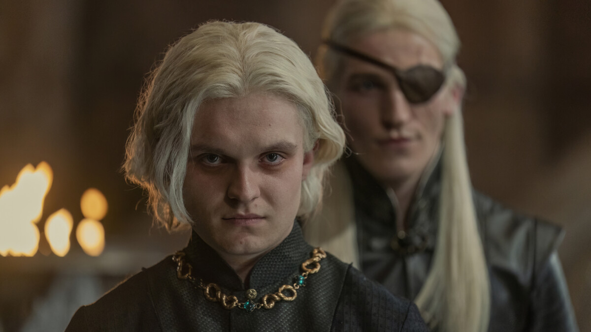 House of the Dragon: Aegon Targaryen and his brother Aemond.