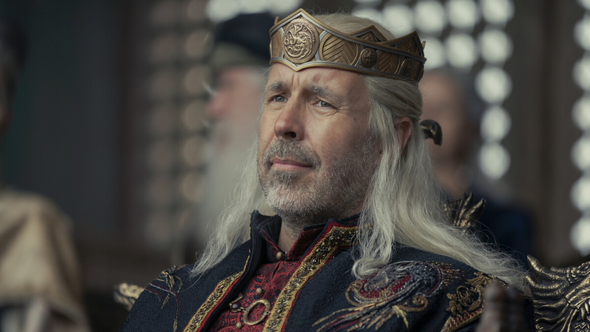 Le roi Viserys Targaryen dans "Maison du Dragon"