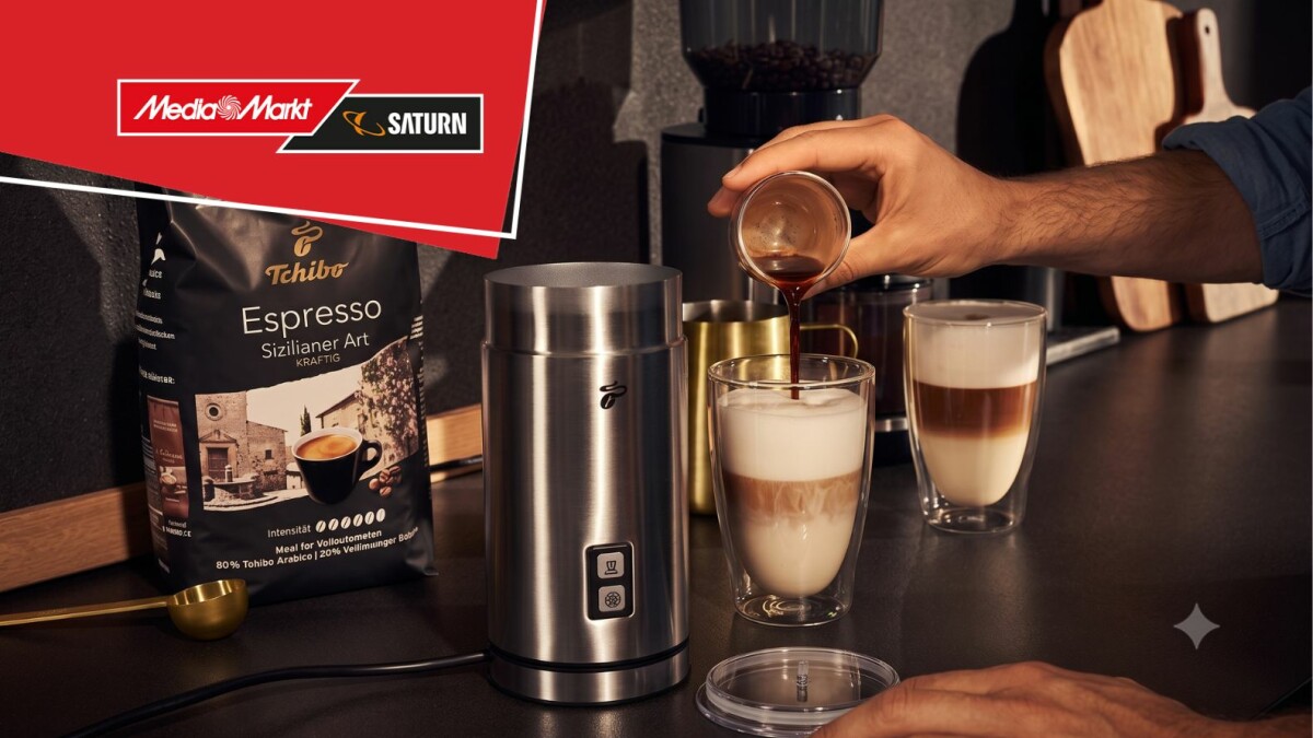 Kostet jetzt nur 30 Euro: MediaMarkt verkauft Tchibo-Gadget für Kaffee- & Kakaoliebhaber