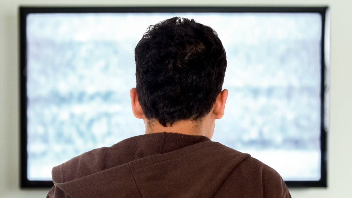 Ein flackernder Fernseher ist störend.