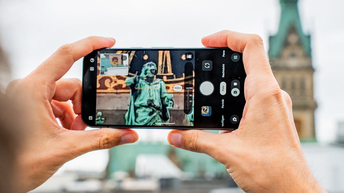 Das Google Pixel 10 Pro wirbt mit einem neuen 100-fachen KI-gestützten Zoom.