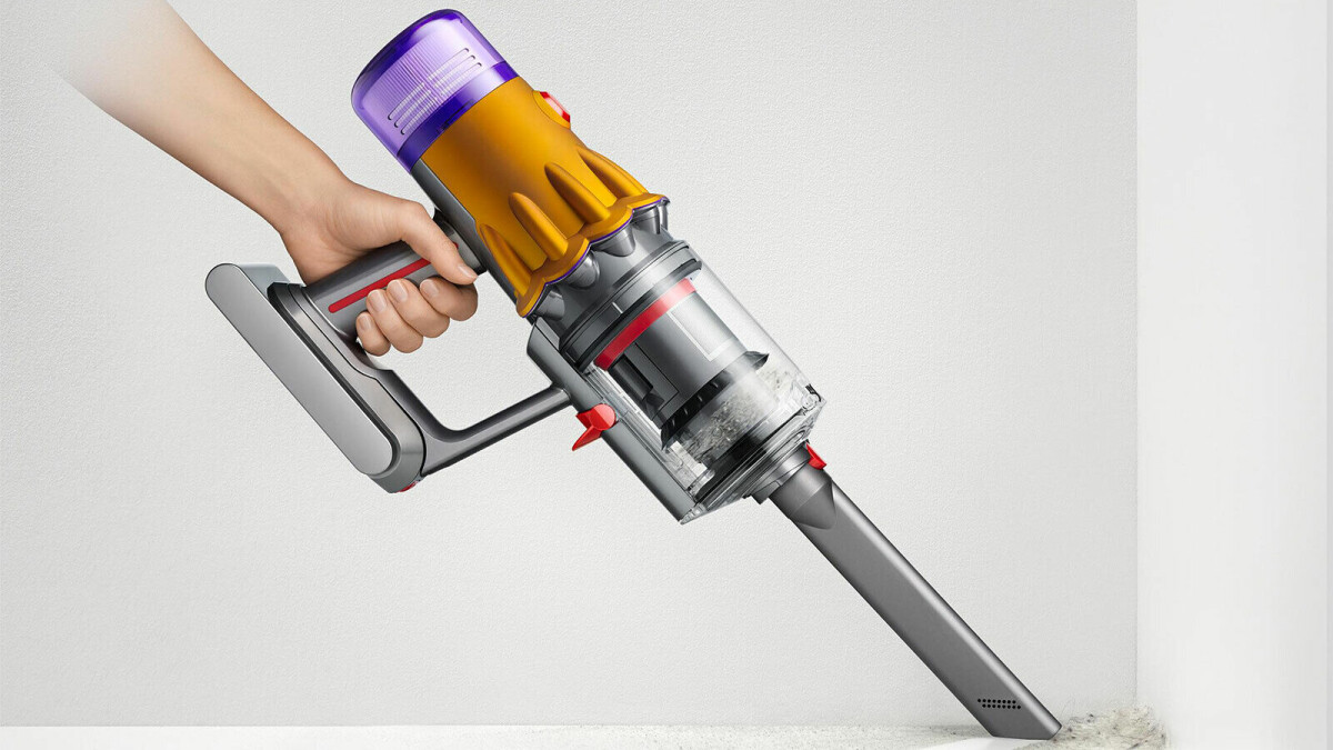 The Dyson V12 Detect Slim Absolute skillfully removes any dirt.