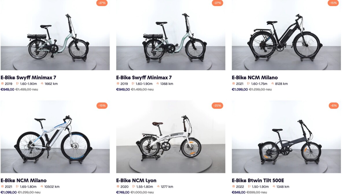 También hay numerosas bicicletas eléctricas en oferta por menos de 1.000 euros.