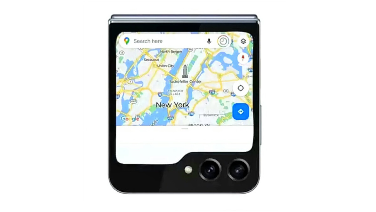 flip phone with google maps