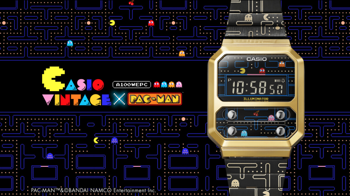 Sieht kultig aus, leider ist kein Spiel möglich: Pac-Man-Uhr von Casio.