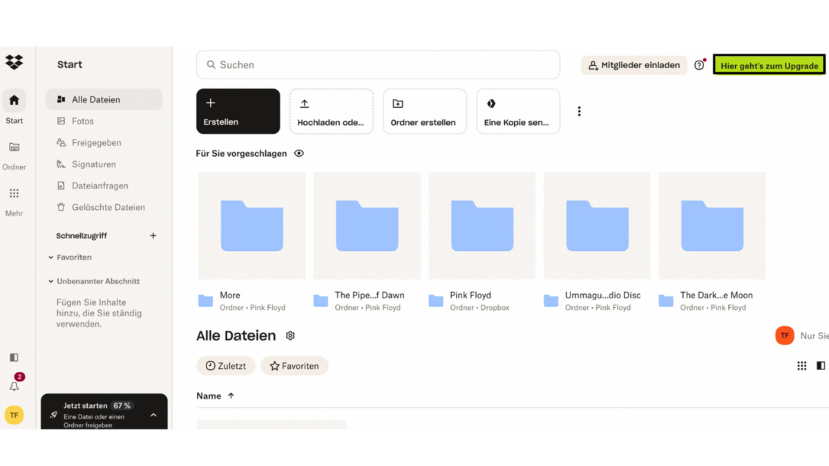 Update Dropbox Dropbox: So bekommt ihr mehr Speicher für euer Konto | NETZWELT