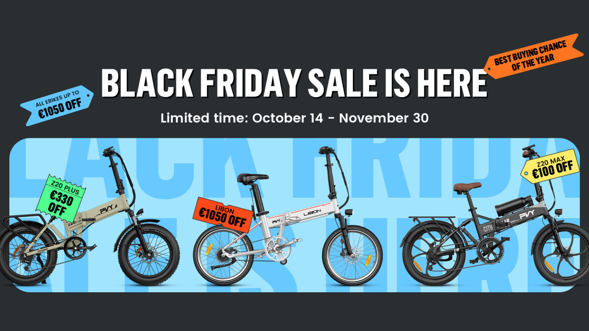 Black Friday bei PVY E Bikes mit bis zu 1.050 Euro Rabatt durch exklusive Gutscheincodes NETZWELT