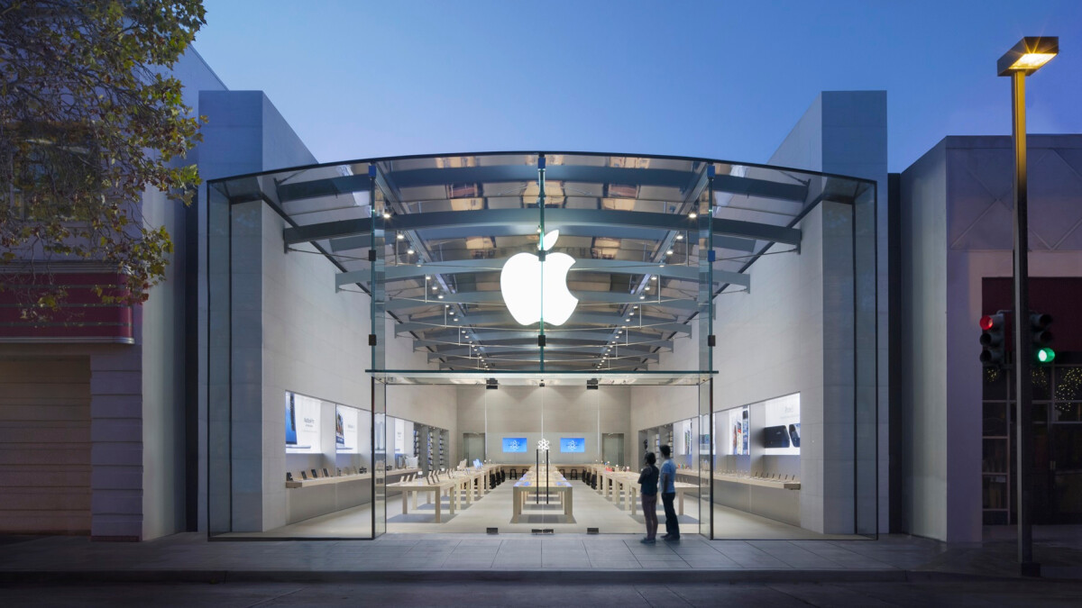 An Apple Store in Palo Alto, California.