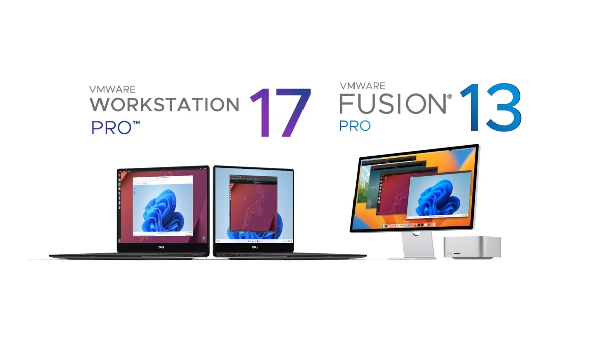 Das Unternehmen hinter VMware bietet Workstation 17 und Fusion Pro 13 ab sofort gratis an.