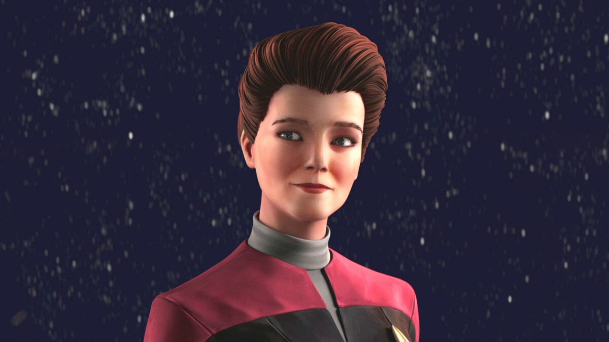 Star Trek Prodigy: The series highlight "Voyager"-Star Kate Mulgrew as Captain Janeway.