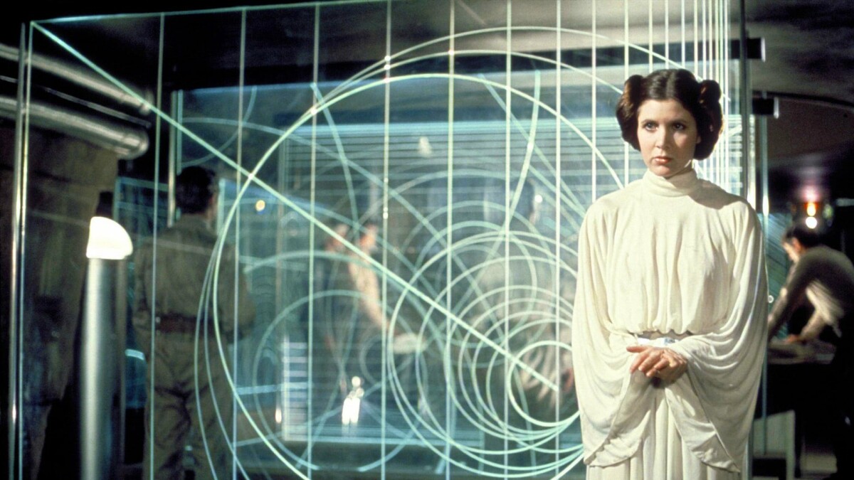 Star Wars: Carrie Fisher como la princesa Leia
