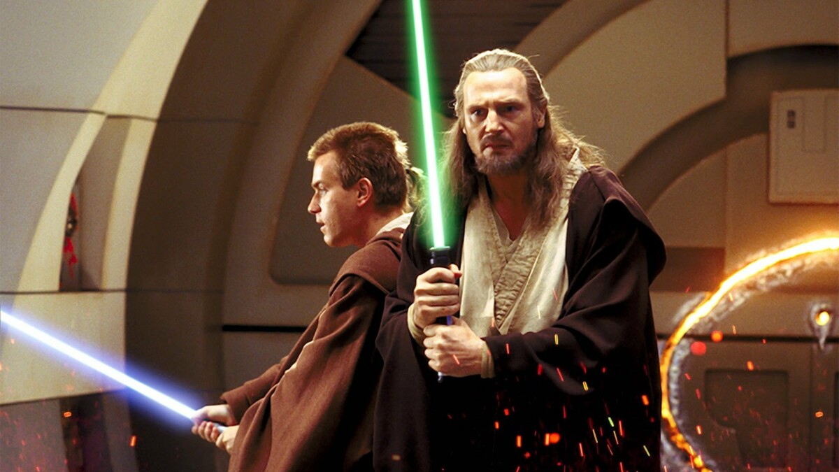 Star Wars: Obi-Wan Kenobi and his Jedi Master Qui-Gon Jinn
