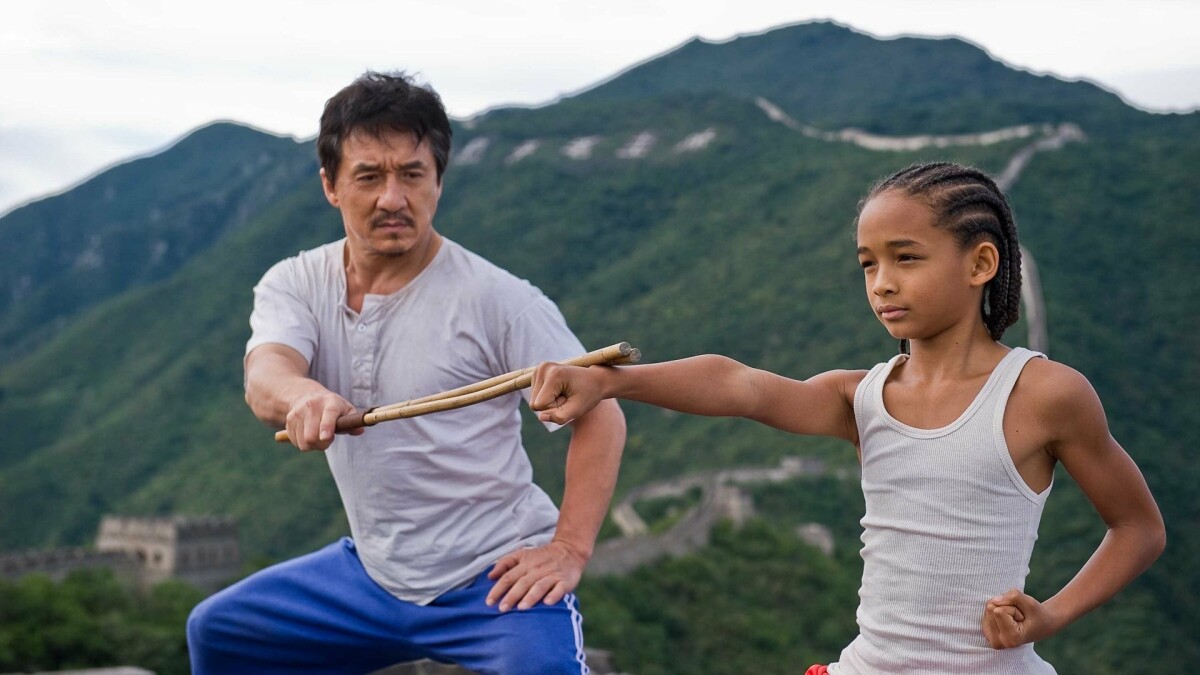 Karate Kid (2010) con Jaden Smith y Jackie Chan.