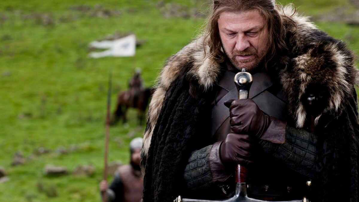 Sean Bean as Ned Stark in GoT