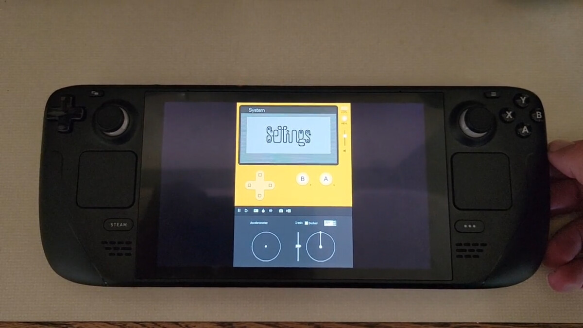 Auf dem Steam Deck könnt ihr Playdate-Spiele nutzen.