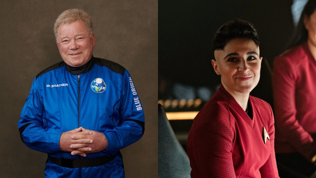 Star Trek: William Shatner claims, "star trek"-Creator Gene Roddenberry would roll in his grave on some of the new series.  Melissa Navia ("Strange new worlds") stands up to him.