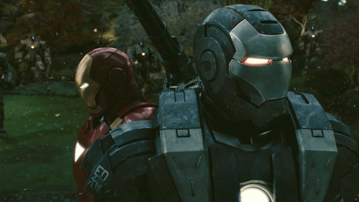 Machine de guerre et Iron Man dans "L'homme de fer 2"