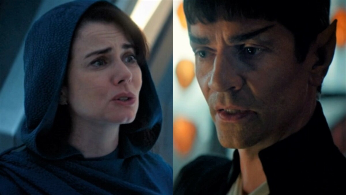 Star Trek Discovery: Sarek (James Frain) and Amanda (Mia Kirshner), Spock's parents