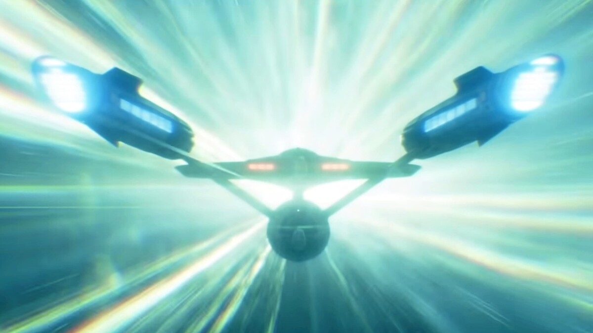 Star Trek Strange New Worlds: The USS Enterprise under the command of Captain Christopher Pike.