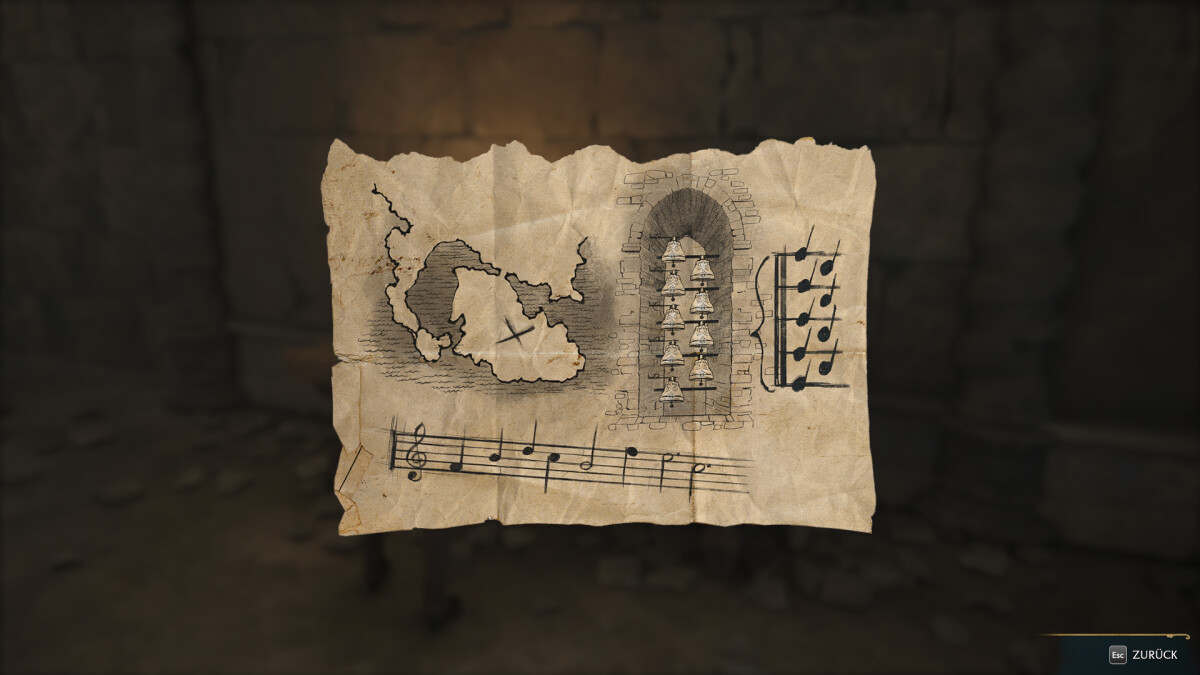 Hogwarts Legacy Schatzkarte in Henriettas Versteck so löst ihr das GlockenRätsel NETZWELT
