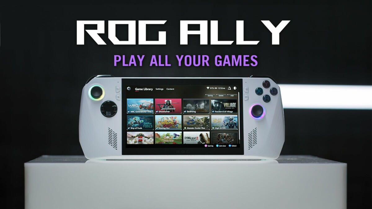 El ROG Ally es un dispositivo portátil basado en Windows.