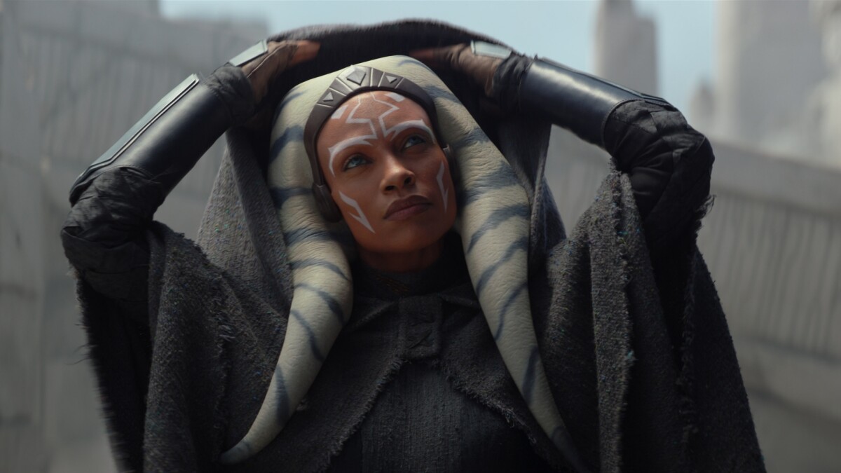 Rosario Dawson dans le rôle d'Ahsoka Tano dans "Ahsoka".