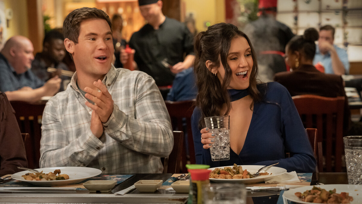 The Out-Laws: Adam DeVine as Owen and Nina Dobrev as Parker
