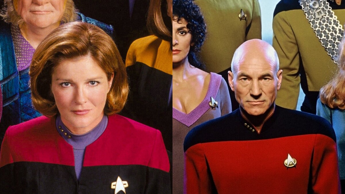 Star Trek: Janeway and Picard were both promoted to Admirals.