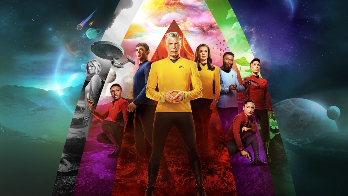 "Star Trek : d'étranges nouveaux mondes" Saison 2 : L'affiche officielle de la série Paramount+.