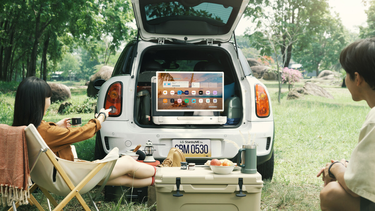 LG ofrece un sistema de entretenimiento portátil con StanbyMeGo.