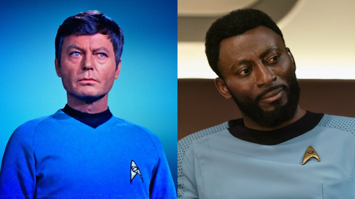 Star Trek: También lo ha hecho "Nuevos mundos extraños" Ya indicó que el Dr.  McCoy (DeForest Kelley) tarde o temprano el Dr.  M'Benga (Babs Olusanmokun) lo sustituirá.