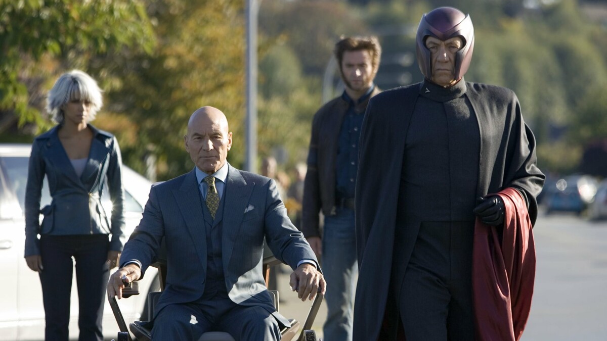 X-Men 3 - The Last Stand : Patrick Stewart et Ian McKellen sont ensemble devant la caméra.